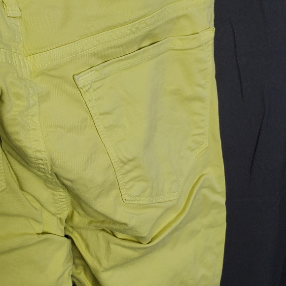 J BRAND Bright Yellow Mid-Rise Skinny Jeans Size 27 Brt Chartr 8011K120 - Picture 9 of 11